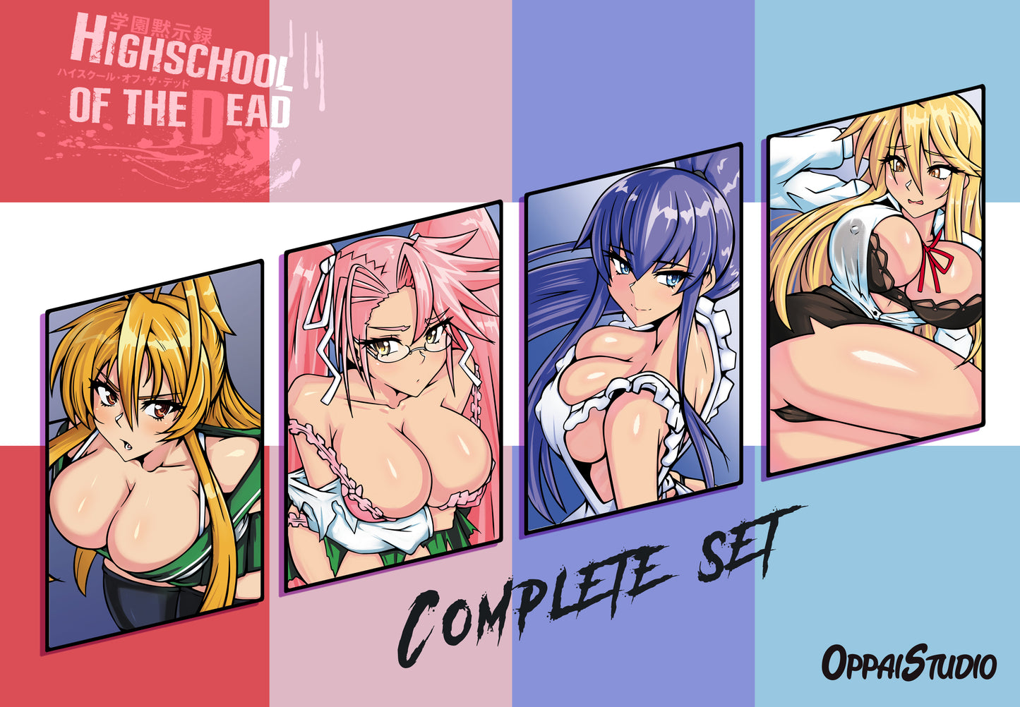 High school of the Dead Panel Pins **Open Pre-Order**