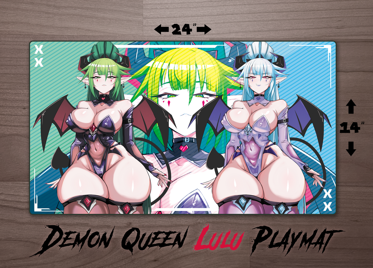 Demon Queen Lulu - Playmat 24"x14"