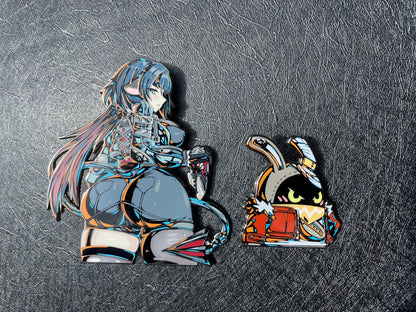 Jane Doe + Bangboo - ZZZ - Ixi Devil X OppaiStudio Collab