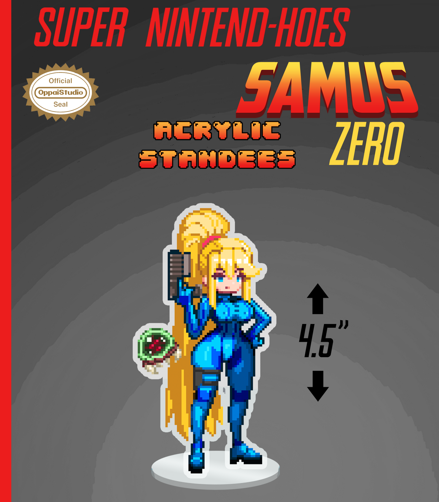 Samus - Super Nintend-Hoes - Acrylic Standee + Keychains