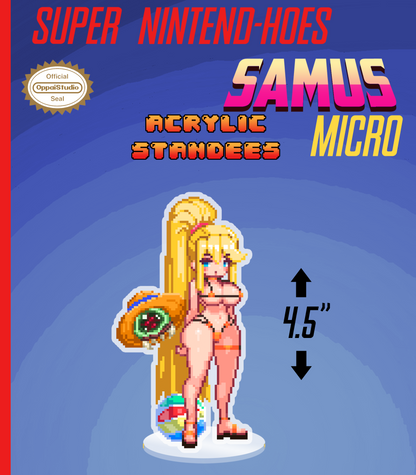 Samus - Super Nintend-Hoes - Acrylic Standee + Keychains