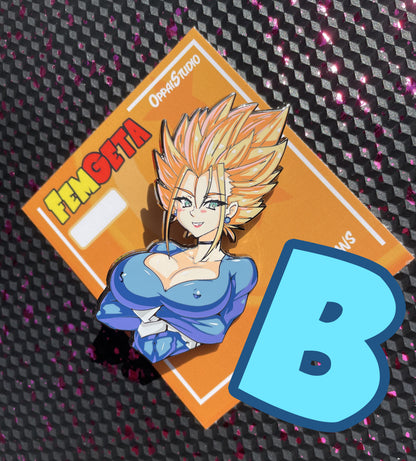 Femgeta - Princess of all Saiyans - April Fools Pin