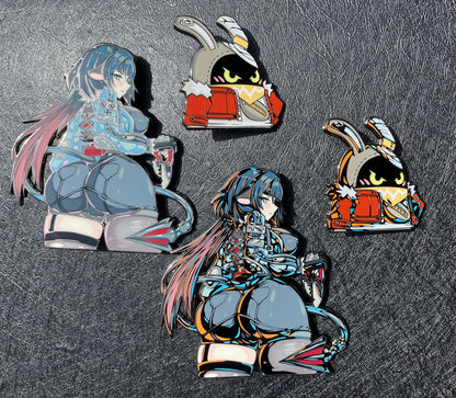 Jane Doe + Bangboo - ZZZ - Ixi Devil X OppaiStudio Collab