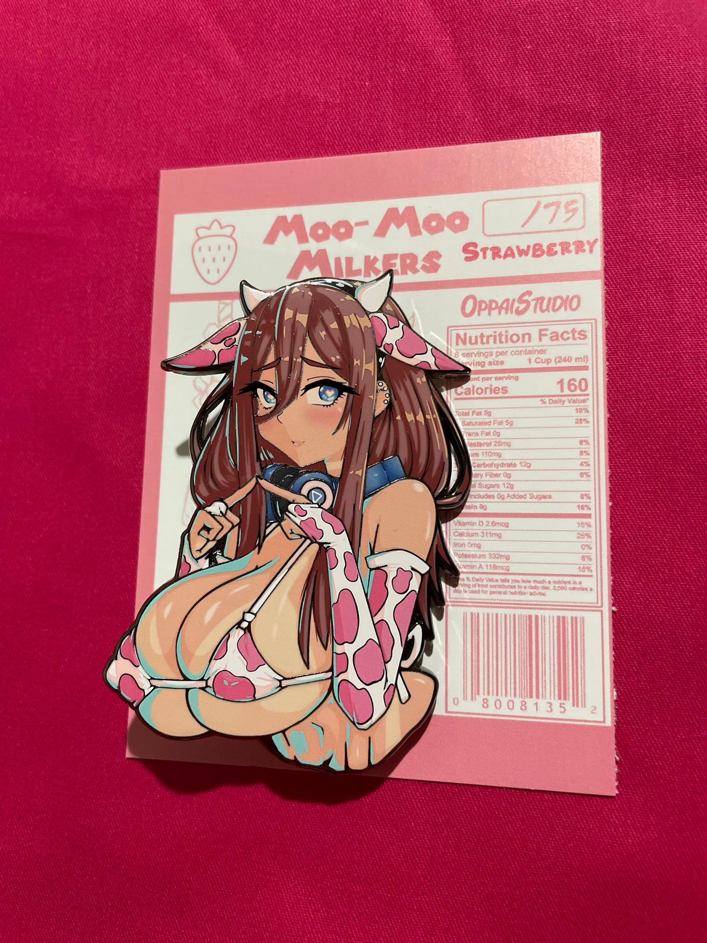 Miku Nakano - Moo-Moo Milkers - Enamel Pin