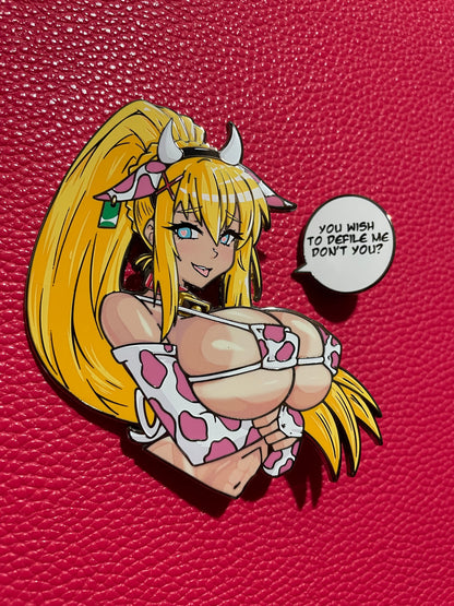 Darkness Lalatina Ford - Moo-Moo Milkers - Enamel Pin