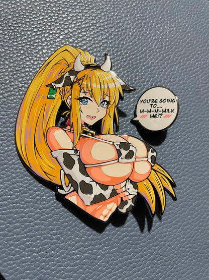 Darkness Lalatina Ford - Moo-Moo Milkers - Enamel Pin