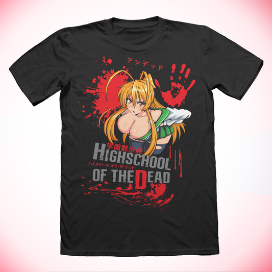 Rei - High school of the Dead - T-Shirt **Open Pre-Order**