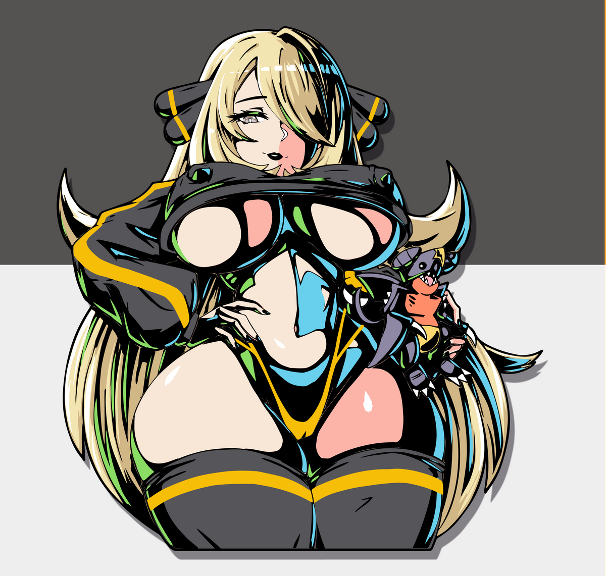 Nintend-Hoes - Cynthia - Pikachu Wave -