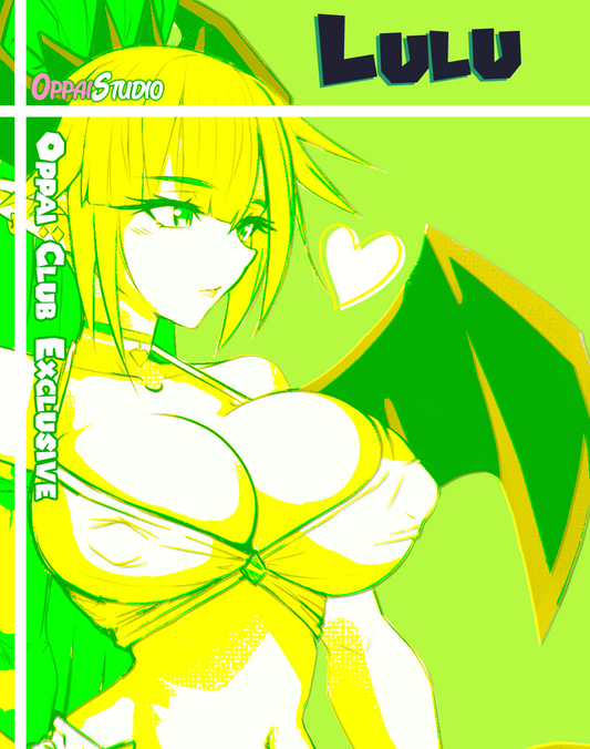 Lulu OG Yellow Dress - Oppai Club Exclusive Pin -